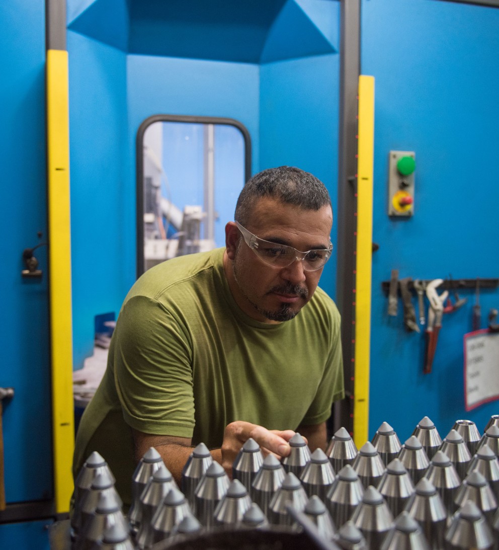 person reviewing products